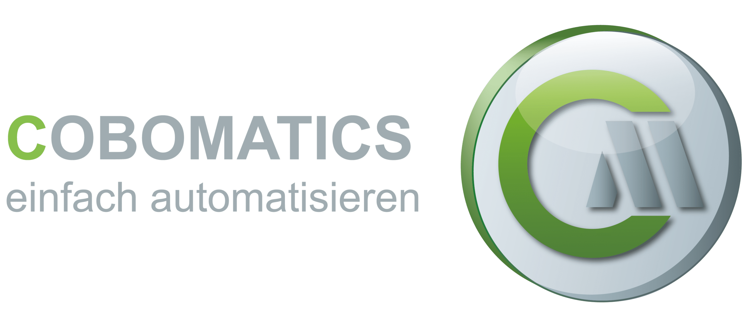 Logo Cobomatics mit Slogan "einfach automatisieren"