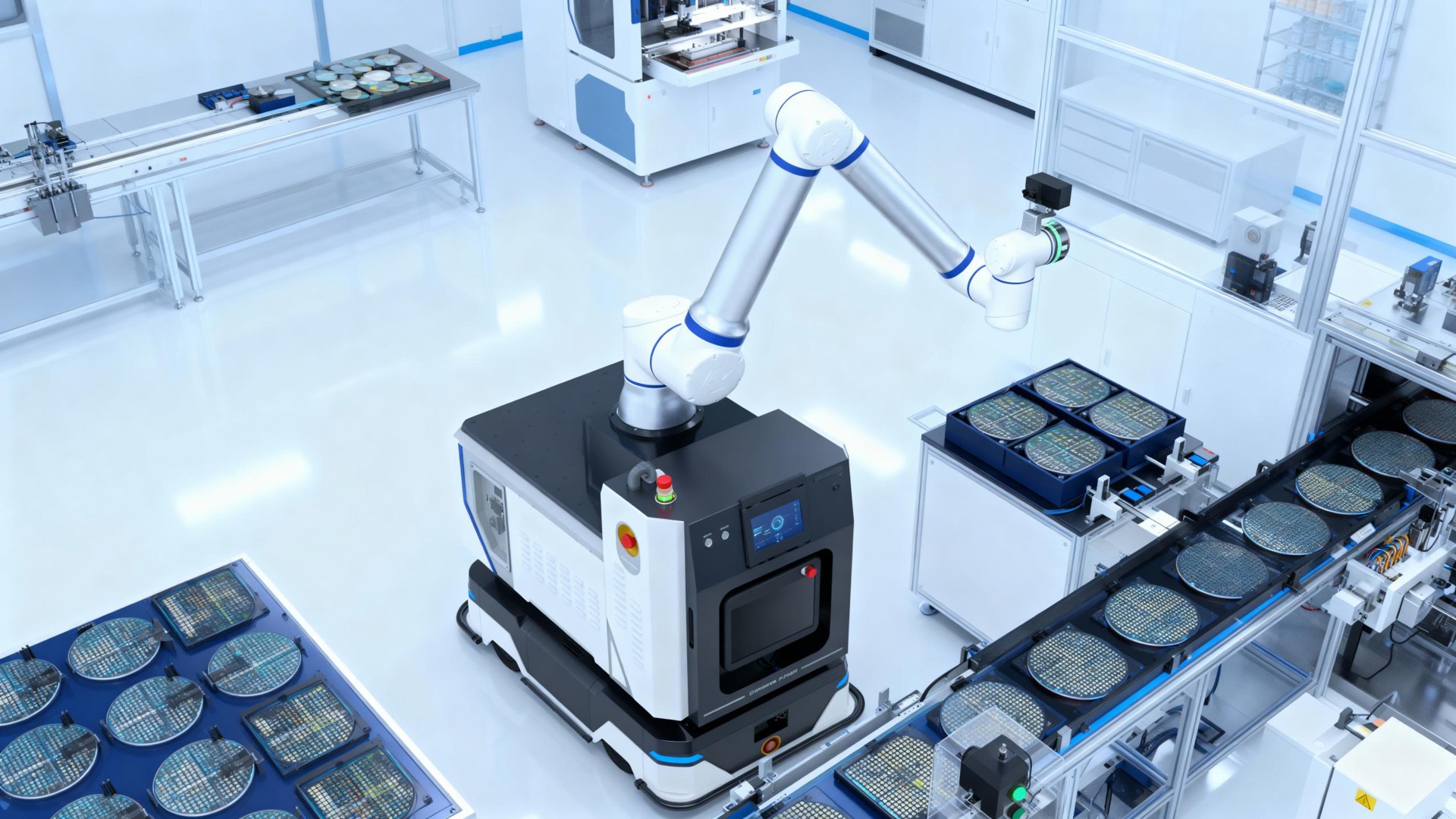 MISSION Roboter für Materialtransfer in der Halbleiterindustrie